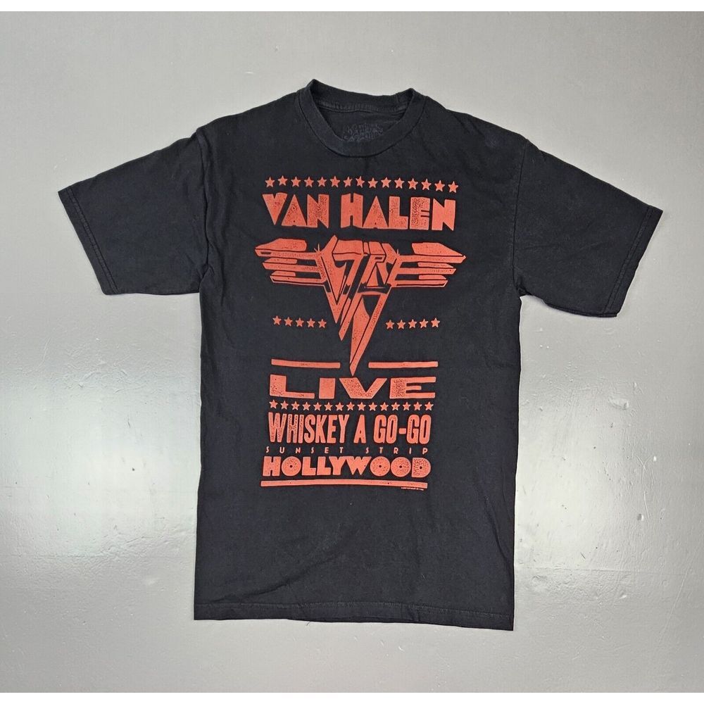 Six Fifty One Van Halen T-Shirt Mens Small. 2009 Whiskey‎ A Go Go Black